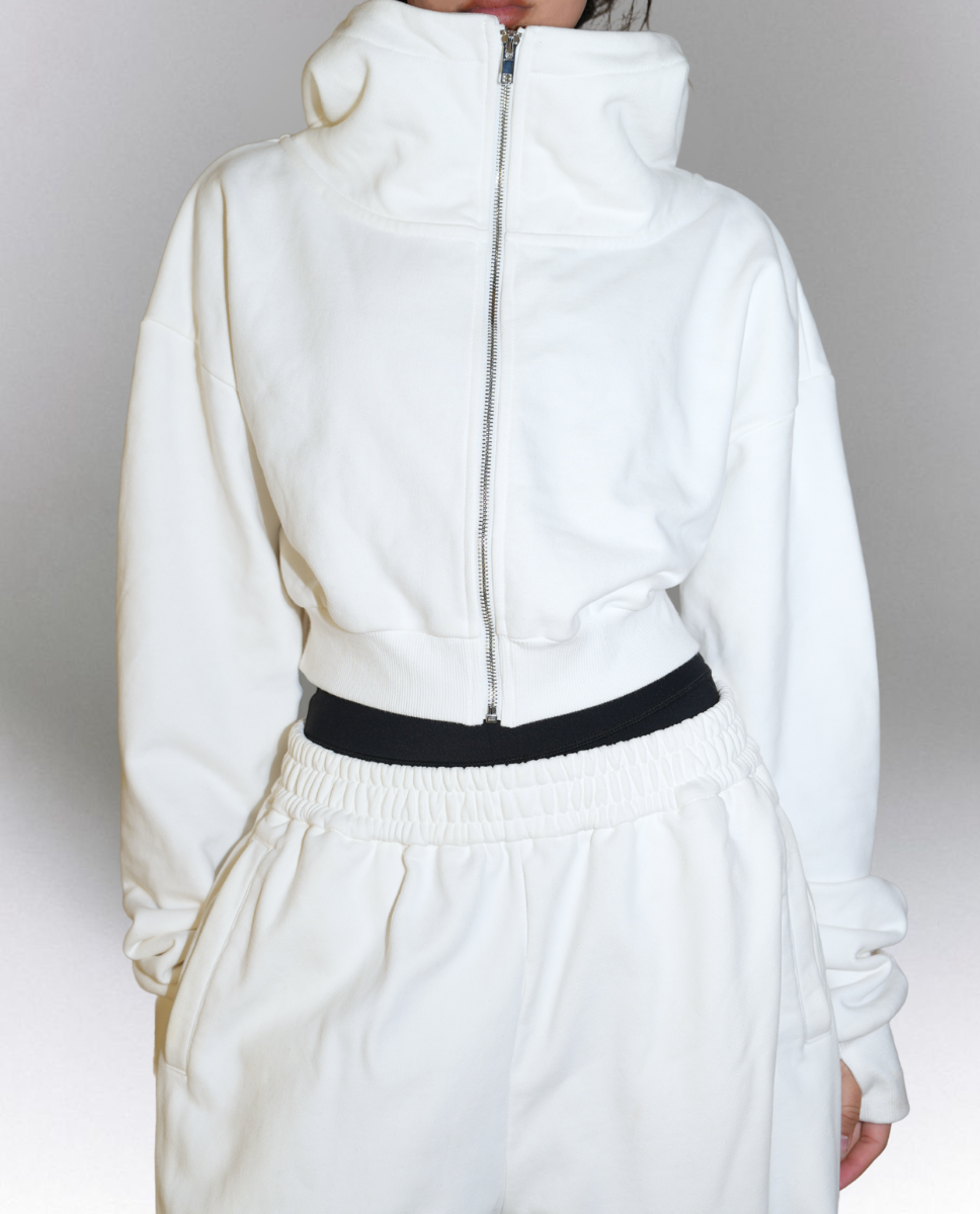 Cropped Zip Jacket