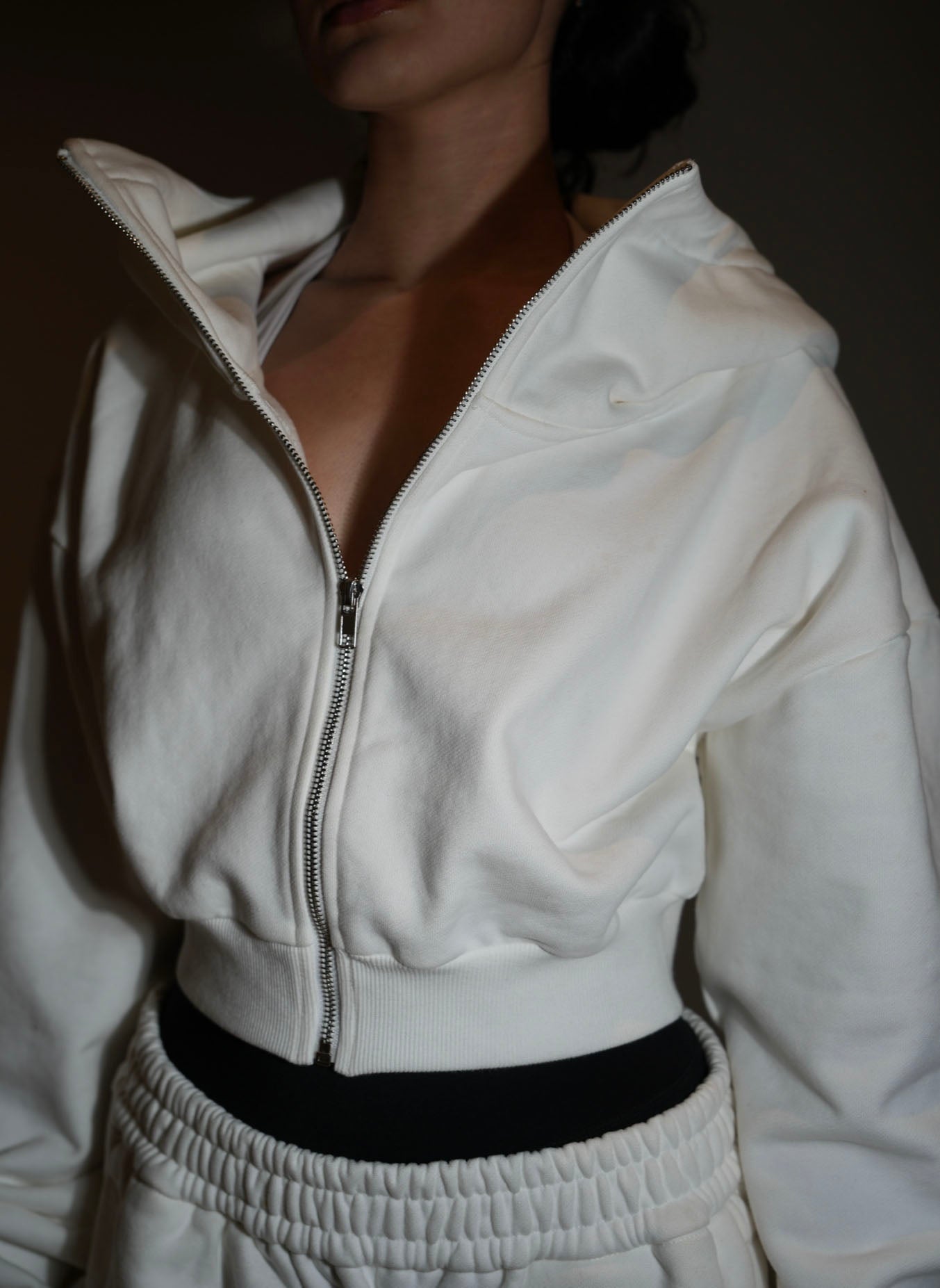 Cropped Zip Jacket