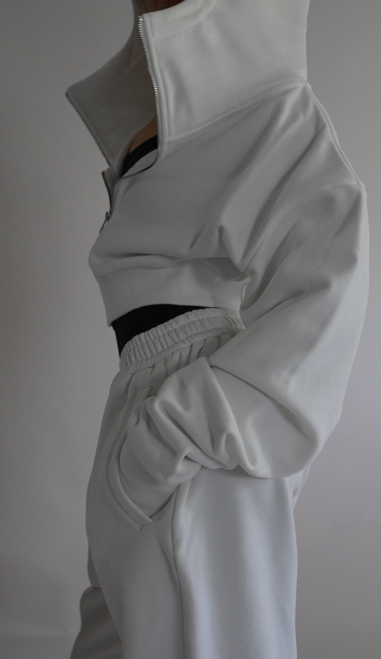 Cropped Zip Jacket